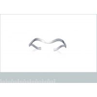 Bracelet Rigide Jonc Ondulation Argent 925/1000