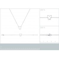 Bracelet Papillon Argent 925/1000