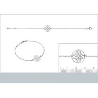 Bracelet Dentelle Argent 925/1000