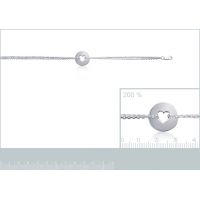 Bracelet Coeur Argent 925/1000