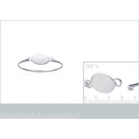 Bracelet Gravure Jonc Argent 925/1000