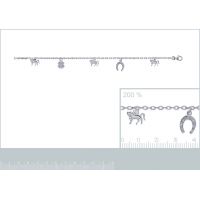 Bracelet Equitation Argent 925/1000