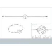Bracelet Je t'aime Maman Argent 925/1000