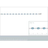 Bracelet CRISTAL Argent 925/1000