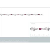 Bracelet CRISTAL Argent 925/1000