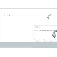 Bracelet Coeur Argent 925/1000