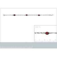 Bracelet Coccinelel Argent 925/1000