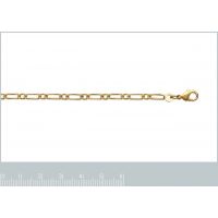 Bracelet Plaqué Or Maille Figaro 1-1