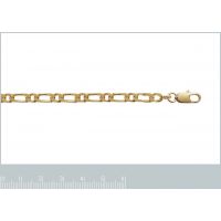 Bracelet Plaqué Or Maille Figaro 1-1