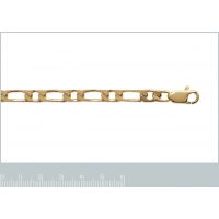 Bracelet Plaqué Or Maille Figaro 1-1