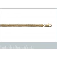 Bracelet Plaqué Or Maille Anglaise