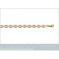 Bracelet Plaqué Or Maille Grain de Café
