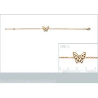 Bracelet Papillon Plaqué Or