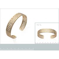 Bracelet Jonc Rigide Plaqué Or