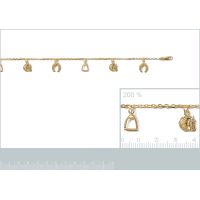 Bracelet Equestre Plaqué Or