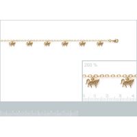 Bracelet Equestre Plaqué Or