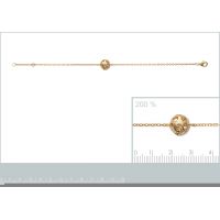 Bracelet Boule Plaqué Or