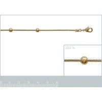 Bracelet Boule Plaqué Or