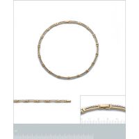 Bracelet Plaqué Or Rhodié deux tons