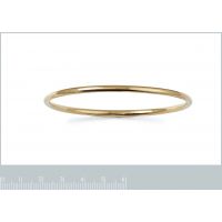 Bracelet Jonc Rigide Plaqué Or Largeur 3mm