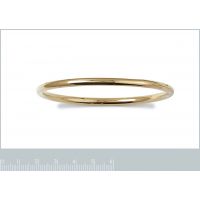 Bracelet Jonc Rigide Plaqué Or Largeur 4mm