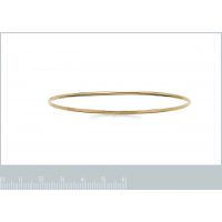 Bracelet Jonc Rigide Plaqué Or Largeur 2mm