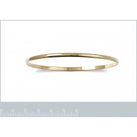 Bracelet Jonc Rigide Plaqué Or Largeur 3mm