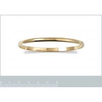 Bracelet Jonc Plaqué Or Largeur 4mm
