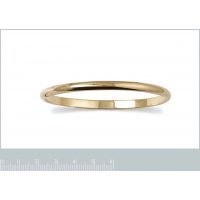 Bracelet Jonc Plaqué Or Largeur 5mm
