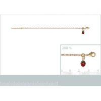 Bracelet Enfant Coccinelle Plaqué Or
