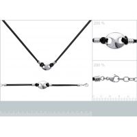 Bracelet Grain Café CUIR Acier