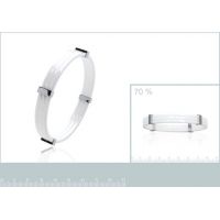 Bracelet Céramique Facetée Acier