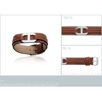 Bracelet Force Acier / Cuir