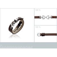 Bracelet Equitation Acier / Cuir