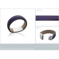 Bracelet Rock Acier / Cuir