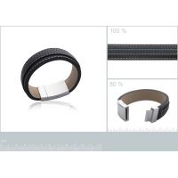 Bracelet Rock Acier / Cuir