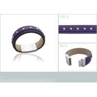 Bracelet Rock Acier / Cuir