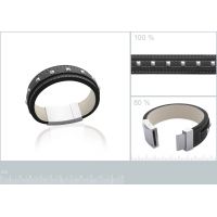 Bracelet Rock Acier / Cuir