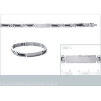 Bracelet Gravure Acier Ruthénié