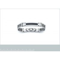 Bracelet Câble Acier Carbone et Plaqué Or