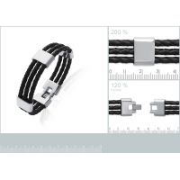 Bracelet Acier / Cuir