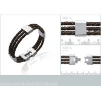 Bracelet Acier / Cuir