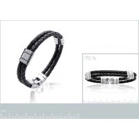 Bracelet Acier / Cuir