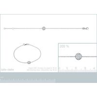 Bracelet OZ Argent 925/1000 Rhodié