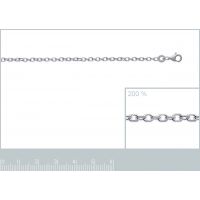 Chaîne Argent 925/1000 Rhodié
