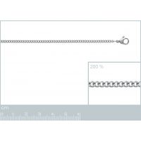 Chaîne Maille Gourmette Acier Largeur 2mm