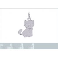 Pendentif Chat Argent 925/1000