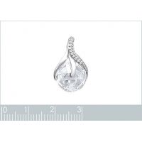 Pendentif OZ Goutte Argent 925/1000 Rhodié