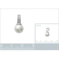 Pendentif OZ / P.I Argent 925/1000 Rhodié