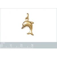 Pendentif Dauphin Plaqué Or